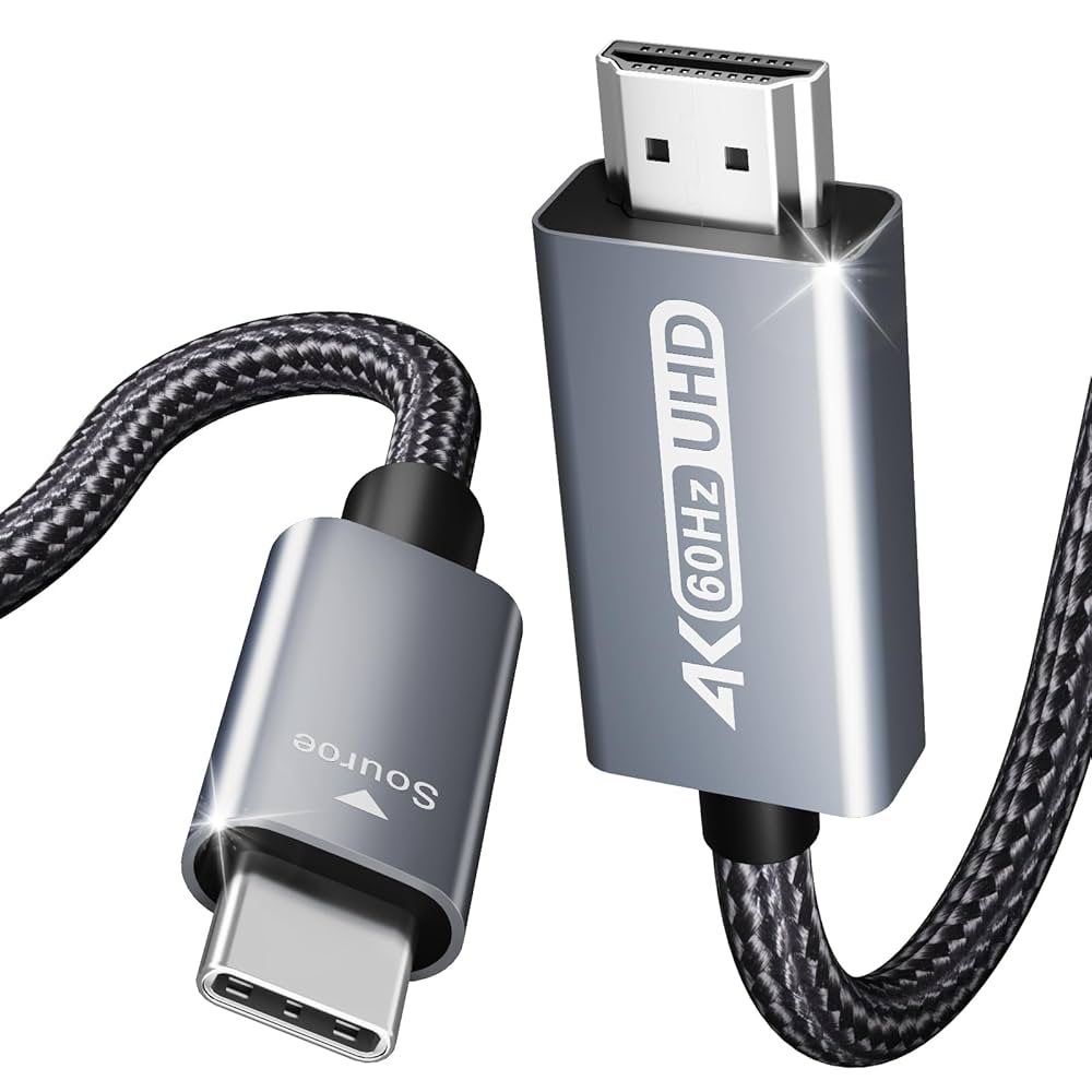 映像用ケーブル USB C HDMI Amazon.co.jp: USB Type-C to HDMI 変換ケーブル 1.8M接続